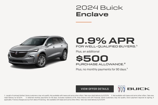 0.9% APR 
FOR WELL-QUALIFIED BUYERS.1

Plus, an additional $500 PURCHASE ALLOWANCE.2

Plus, no mo...
